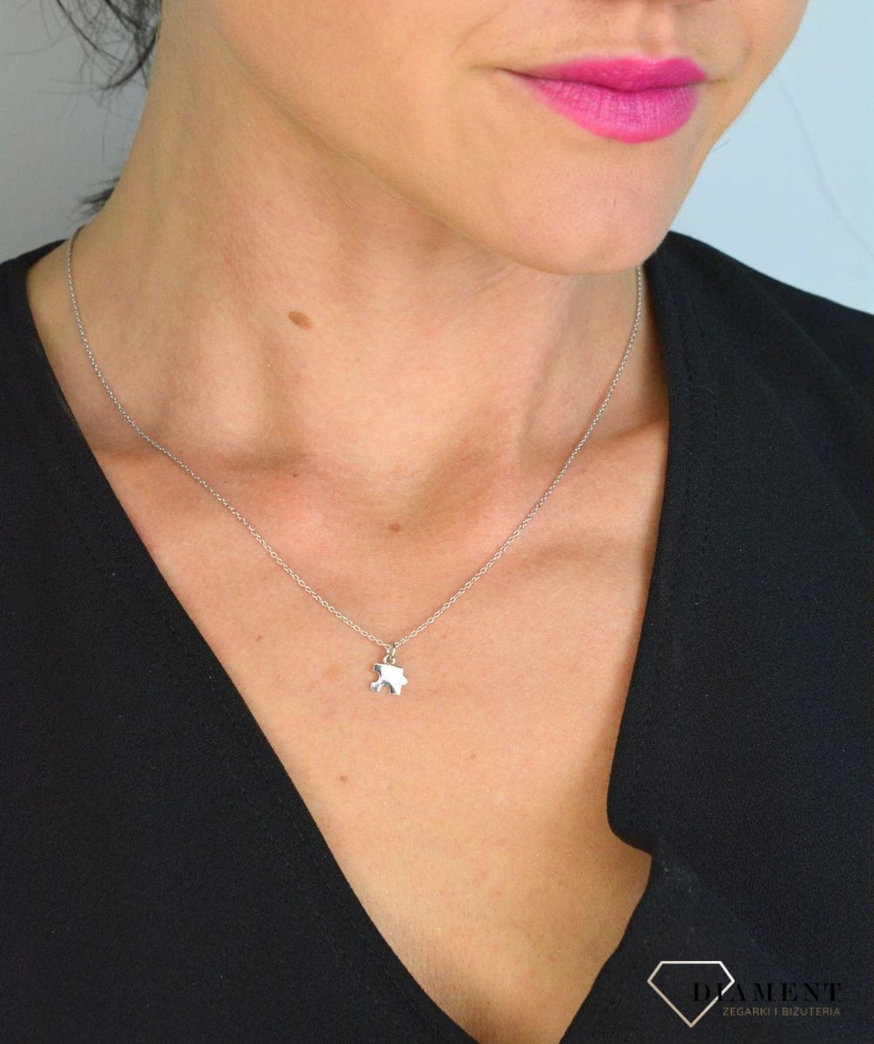 Naszyjnik srebrny celebrytka puzzel A0 702.jpg